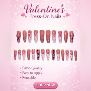 7 Piece Press-On Nails Kit